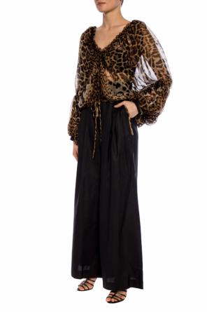 Leopard print top, zdjęcie 2 Leopard print top od Saint Laurent